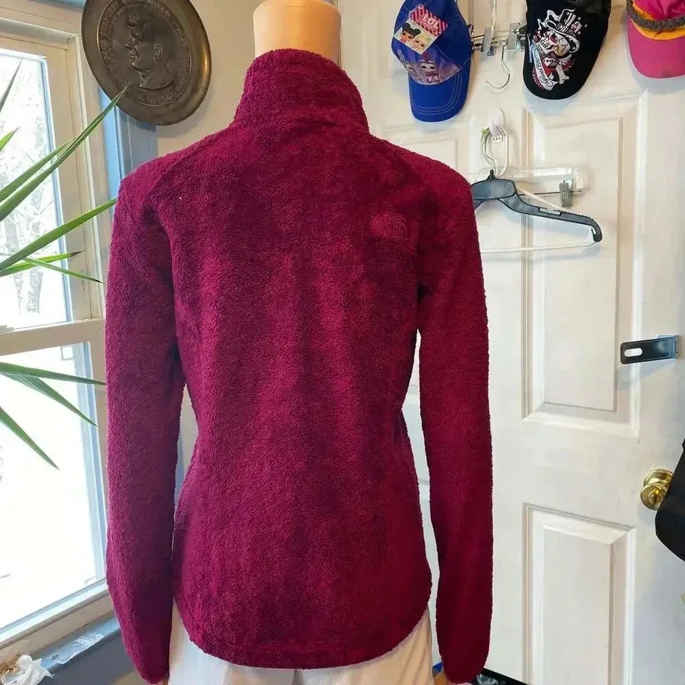 The North Face Full Zip Purple Fleece Cozy Jacket Women Size XS Pockets - Picture 2 of 9